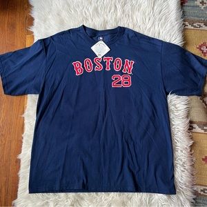 New with tags Boston Red Sox T-shirt #28 Gonzalez